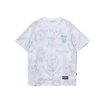 JACK&JONES 杰克琼斯 男女款圆领短袖T恤 222101082 本白 L