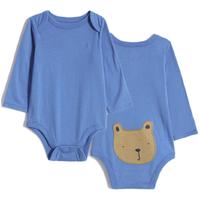 Gap 盖璞 跟屁熊系列 663820 婴儿连体衣 蓝色 80cm