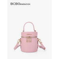 BCBGeneration 时尚百搭包包女包水桶包单肩包轻奢手提斜挎包女 粉色