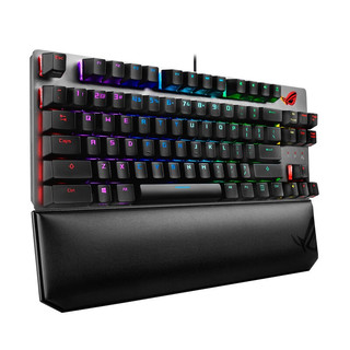 ROG 玩家国度 游侠 TKL 竞技版 84键 有线机械键盘 黑色 Cherry青轴 RGB