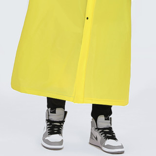 PolyFire 备美 雨衣雨披 纯色图案款 黄色 M