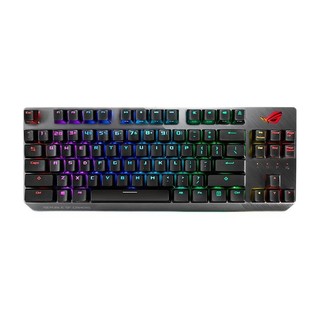 ROG 玩家国度 游侠 TKL 84键 有线机械键盘 黑色 Cherry红轴 RGB