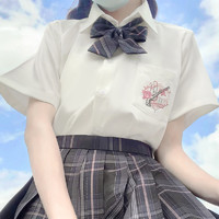 晨曦划破夜空 JK制服 玫瑰守卫 刺绣学生制服衬衣