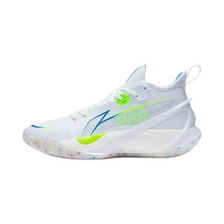 LI-NING 李宁 音速 X 男子篮球鞋 ABAS069-3 标准白 42