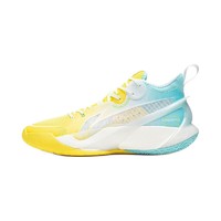 LI-NING 李宁 音速 X 男子篮球鞋 ABAS069-8 浓黄色/纯净蓝 45.5