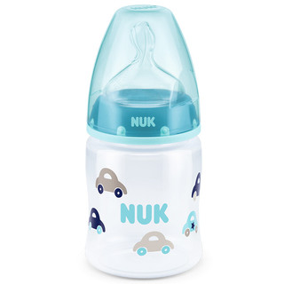 NUK PP彩色奶瓶 硅胶奶嘴款 男宝宝款 150ml 0-6月