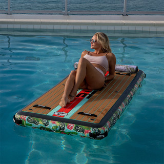 BOTE 水上瑜伽板SUP充气床充气便携健身板休闲娱乐冲浪板桨板 DOCK FX-Classic