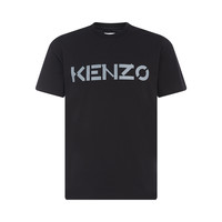 KENZO 凯卓 男士圆领短袖T恤 FB65TS0004SA 黑色 XL