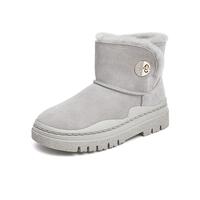 TATA 他她 女士短筒雪地靴 WHK01DD1 灰色 38