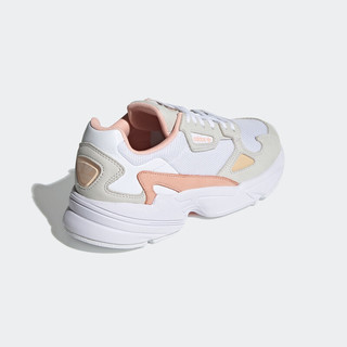 adidas ORIGINALS Falcon W 女子休闲运动鞋 GV7366 白色/灰色/粉色 35.5