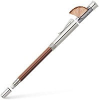 辉柏嘉 118555 - 带延长器、卷笔刀和橡皮擦的完美铅笔，木纹棕色