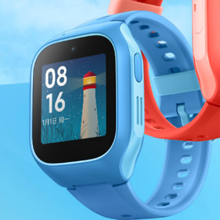 Xiaomi 小米 6C 4G智能手表 蓝色表壳 蓝色硅胶表带（北斗、GPS）