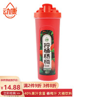 动康 拎桶杨梅汁 1.5L/桶 杨梅果汁饮料 大容量实惠装 网红清凉水果饮品 聚餐宴会大瓶