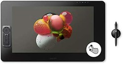 wacom 和冠 Cintiq Pro 24 创意笔和触摸显示屏 – 4K 图形绘图显示器