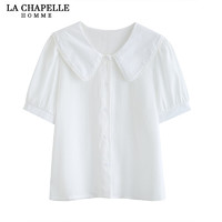 La Chapelle 文艺简约短袖衬衣