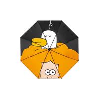 C＇mon 8骨三折晴雨伞 Q斯鸭子