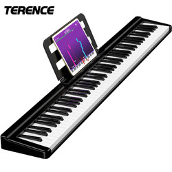 Terence 特伦斯 手卷钢琴88键折叠电子钢琴便携式成人儿童专业练习演奏教学钢琴键盘乐器