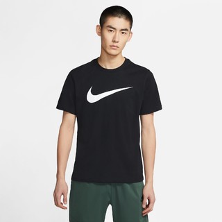 NIKE 耐克 Sportswear Swoosh 男子运动T恤 DC5095-010 黑色 XL