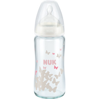 NUK 玻璃彩色奶瓶 硅胶奶嘴款 240ml 0-6月