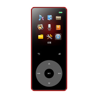 RUIZU 锐族 X02 金属触摸款 音频播放器 8G 红色（3.5单端）