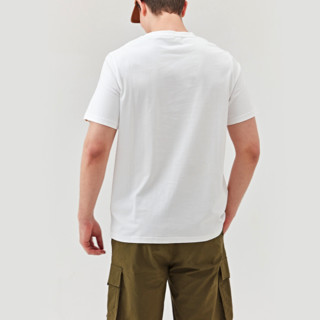 CAT 卡特彼勒 男士圆领短袖T恤 CK3TSQD2011 白色 XL