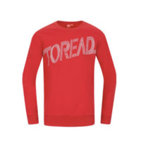 TOREAD 探路者 男子运动卫衣 TAUH91923-AB8X 唐卡红 XXXL