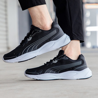 PUMA 彪马 90s Runner Nu Wave 中性跑鞋 373017-01 黑灰色 45