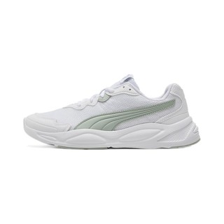 PUMA 彪马 90s Runner Nu Wave 中性跑鞋 373017-21 白/灰绿色 40