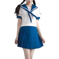 仲春二四 霁海中 JK制服 水手服 女士夏服上衣 白色 S