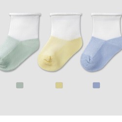 EMXEE 嫚熙 儿童袜子 3双装