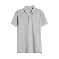 Gap 盖璞 男女款短袖POLO衫 736520 浅灰色 L