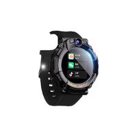 dido Y03S 4G智能手表 黑色表壳 黑色硅胶表带 (GPS、视频通话、移动支付)