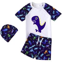 YUKE 羽克 1988 男童泳衣套装 白小龙 XL