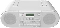 Panasonic 松下 RX-D552 便携式多源兼容 DAB+ & FM 收音机,带 CD,USB,蓝牙,20W - 白色