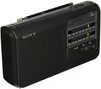 SONY 索尼 ICF38 便携式 AM/FM 收音机(黑色)