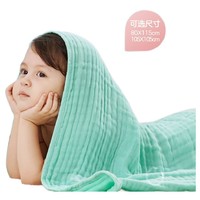 PLUS会员：全棉时代 婴儿纱布浴巾 105cm*105cm