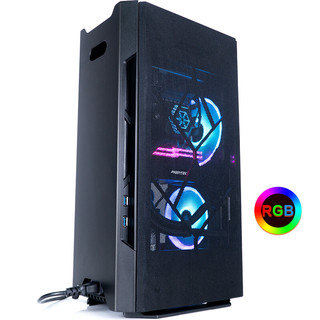 PHANTEKS 追风者 217Air曜石黑 新概念ITX电竞水冷RGB铝电脑机箱(支持SFX电源/长显卡/2x120水冷/多样式置放)