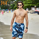 361° 361度男士游泳沙滩裤专业五分运动休闲海边度假温泉速干舒适短裤