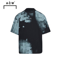 A-COLD-WALL* 冷墙 奢侈品服饰小众设计师男士百搭 时尚扎染休闲棉质T恤短袖 黑色 M(170/84A)