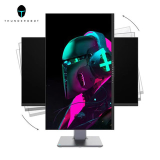 ThundeRobot 雷神 Q27HF 27英寸 IPS G-sync FreeSync 显示器 (2560×1440、165Hz、85%NTSC、HDR10)