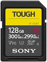SONY 索尼 TOUGH-G 系列 SDXC UHS-II 卡 128GB, V90, CL10, U3, Max R300MB/S,128 GB