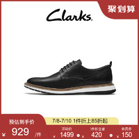 Clarks 其乐 男士2022新款春季时髦有型系带通勤休闲皮鞋德比鞋男士