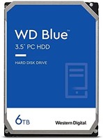 西部数据 蓝盘系列 3.5英寸 台式机硬盘 6TB（SMR、5400rpm、256MB）WD60EZAZ