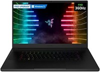 RAZER 雷蛇 Blade Pro 17 游戏笔记本电脑 2021: 英特尔酷睿 i7-11800H 8 核 360Hz,32GB 内存,1TB 固态硬盘