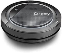 Poly 博诣 移动会议扬声器 Calisto 5300-M,带 USB-A 接口,全双工音频,语音提示,微软团队,黑色