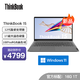 ThinkPad 思考本 ThinkBook15 2022款 15.6英寸笔记本电脑（i5-1240P、16GB、1TB SSD）