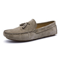 GNOME 男士低帮休闲皮鞋 GN2809 卡其色 39