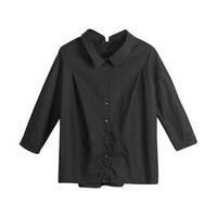 THE NEXT 女士七分袖衬衫 TMAXD1223F 黑色 M