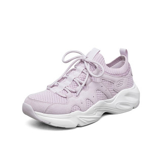 SKECHERS 斯凯奇 D'LITES系列 Stamina Airy 女子休闲运动鞋 66666257/LAV 薰衣草色 39