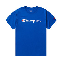 Champion 男女款圆领短袖T恤 GT23HY07718 蓝色 XS